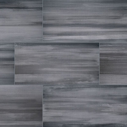 MSI Watercolor Graphite Matte Porcelain Tile 12" x 24"