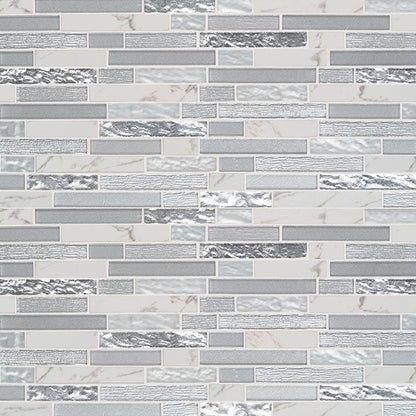 MSI Backsplash and Wall Tile Whistler Ice Interlocking 8mm