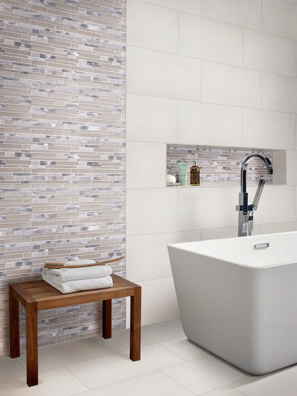 MSI Domino White Matte Porcelain Tile 12" x 24"