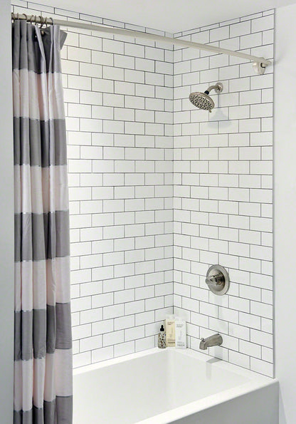 MSI White Glossy Subway Tile 3" x 6"