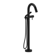 Riobel Riu Single Hole Floor Mount Tub Filler Trim - Black